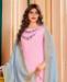 Picture of Fine Light Pink Straight Cut Salwar Kameez