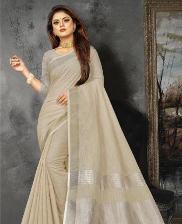 Picture of Superb Beige Casual Saree