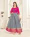 Picture of Comely Pink & Grey Readymade Gown