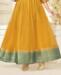 Picture of Marvelous Teal & Yellow Readymade Gown