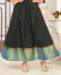 Picture of Sightly Turquoise & Black Readymade Gown