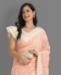 Picture of Statuesque Starfish Orange Silk Saree