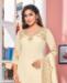 Picture of Marvelous Off White Straight Cut Salwar Kameez