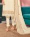 Picture of Marvelous Off White Straight Cut Salwar Kameez