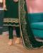 Picture of Ideal Green Straight Cut Salwar Kameez