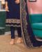 Picture of Taking Blue Straight Cut Salwar Kameez