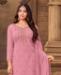 Picture of Stunning Pink Straight Cut Salwar Kameez