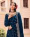 Picture of Elegant Blue Designer Salwar Kameez