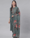 Picture of Radiant Dark Grey Straight Cut Salwar Kameez