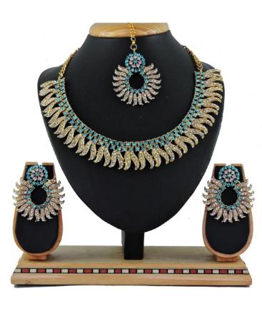 Picture of Marvelous Firozi Necklace Set