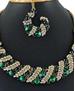 Picture of Shapely Green Necklace Set