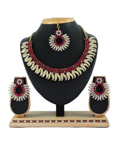 Picture of Grand Maroon Necklace Set