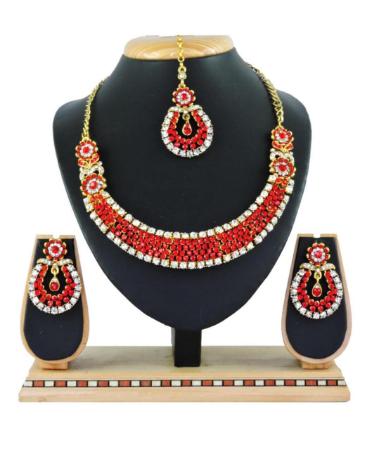 Picture of Appealing Red Necklace Set