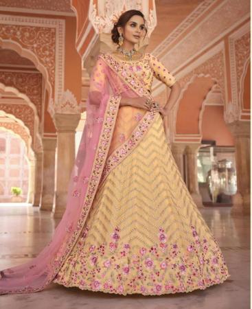 Picture of Marvelous Yellow Lehenga Choli