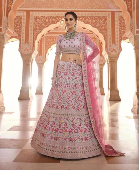 Picture of Sightly Grey Lehenga Choli