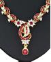 Picture of Comely Maroon Necklace Set