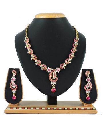 Picture of Superb Pink Necklace Set