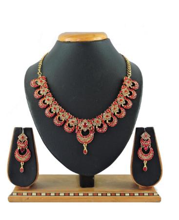 Picture of Beautiful Red Necklace Set