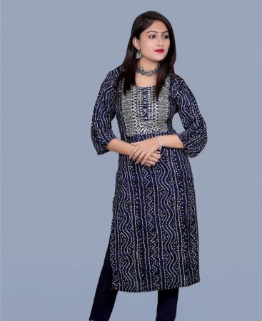 Picture of Exquisite Blue Kurtis & Tunic