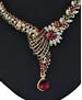 Picture of Sightly Maroon & Green Necklace Set