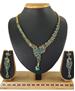 Picture of Alluring Rama & Gold Necklace Set