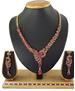 Picture of Well Formed Rani & Gold Necklace Set