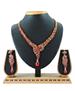 Picture of Admirable Red & Gold Necklace Set