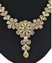 Picture of Grand White & Gold Necklace Set