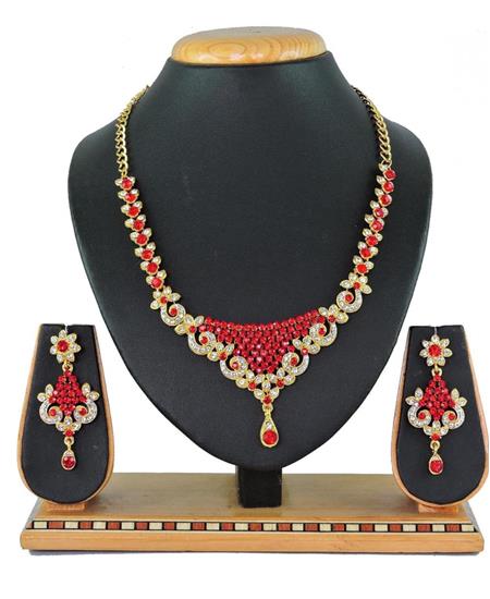 Picture of Lovely Red Necklace Set