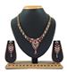 Picture of Taking Maroon Necklace Set