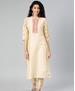 Picture of Well Formed Cream Kurtis & Tunic