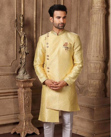 Picture of Fascinating Lemon Yellow Kurtas