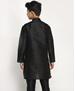 Picture of Good Looking Black Kids Kurta Pyjama