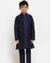 Picture of Amazing Navy Blue Kids Kurta Pyjama