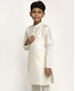 Picture of Excellent White Kids Kurta Pyjama