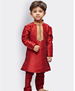 Picture of Admirable Red Kids Kurta Pyjama