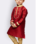 Picture of Gorgeous Red Kids Kurta Pyjama