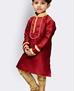 Picture of Gorgeous Red Kids Kurta Pyjama