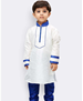 Picture of Grand White Kids Kurta Pyjama