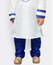 Picture of Grand White Kids Kurta Pyjama