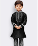 Picture of Ideal Black Kids Kurta Pyjama