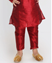 Picture of Sightly Red Kids Kurta Pyjama