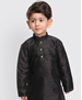 Picture of Magnificent Black Kids Kurta Pyjama