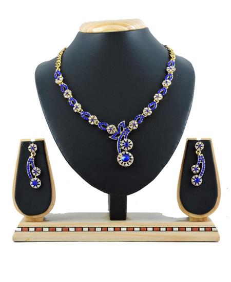 Picture of Excellent Blue Necklace Set