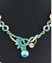 Picture of Sightly Firozi Necklace Set