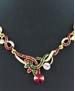 Picture of Pretty Maroon & Green Necklace Set