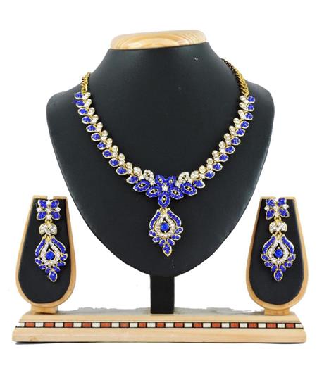 Picture of Statuesque Blue Necklace Set