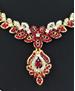 Picture of Sublime Maroon Necklace Set