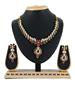 Picture of Ideal Maroon & Green Necklace Set