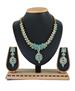 Picture of Pretty Firozi Necklace Set